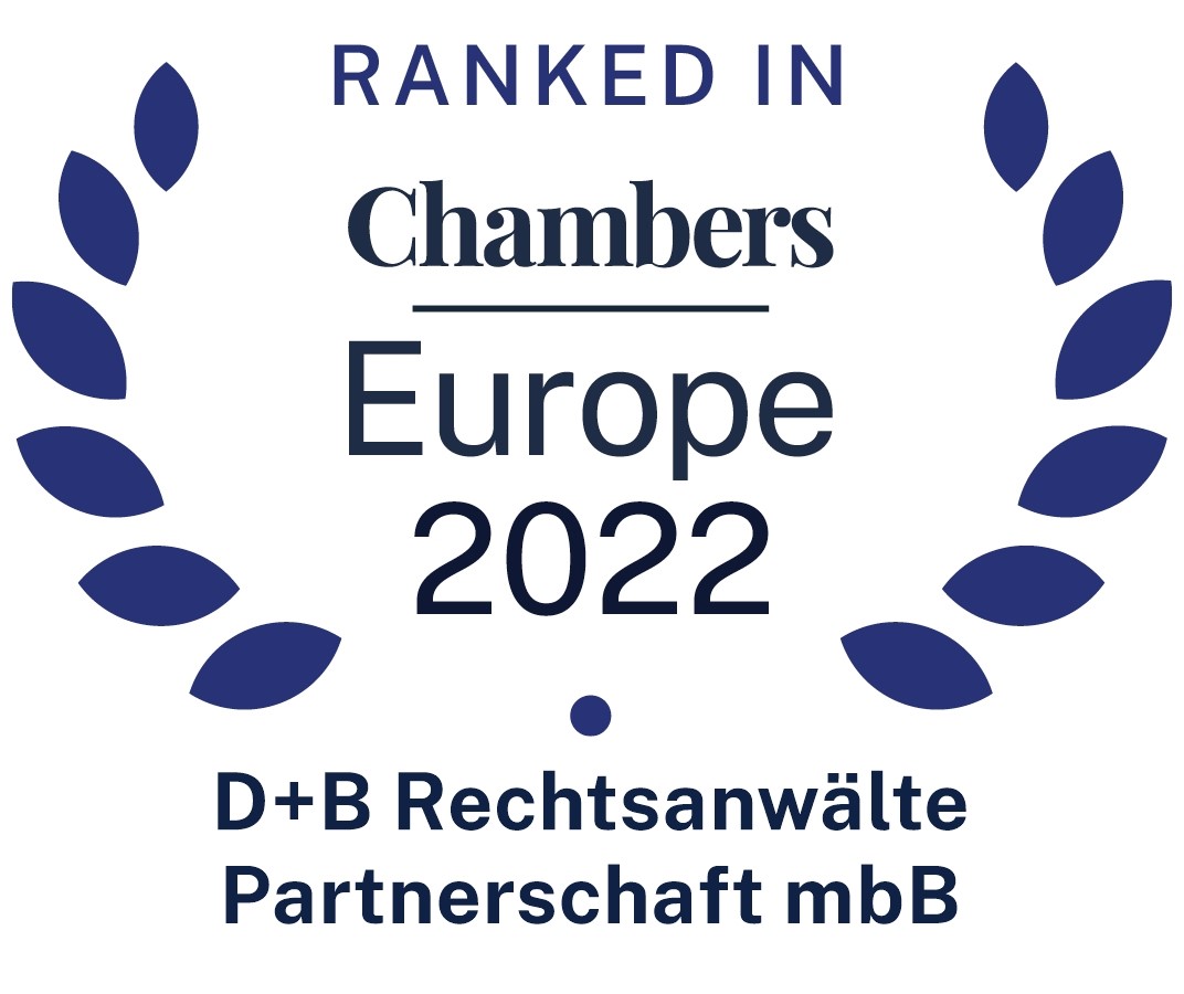 Chambers Europe 2022 zeichnet D+B aus